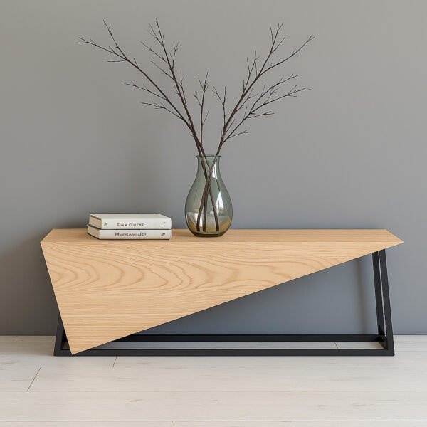 AxisEdge Geometric Console Table - Image 2