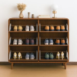 Wooden Shoe Organizer