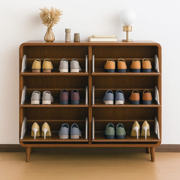 Wooden Shoe Organizer